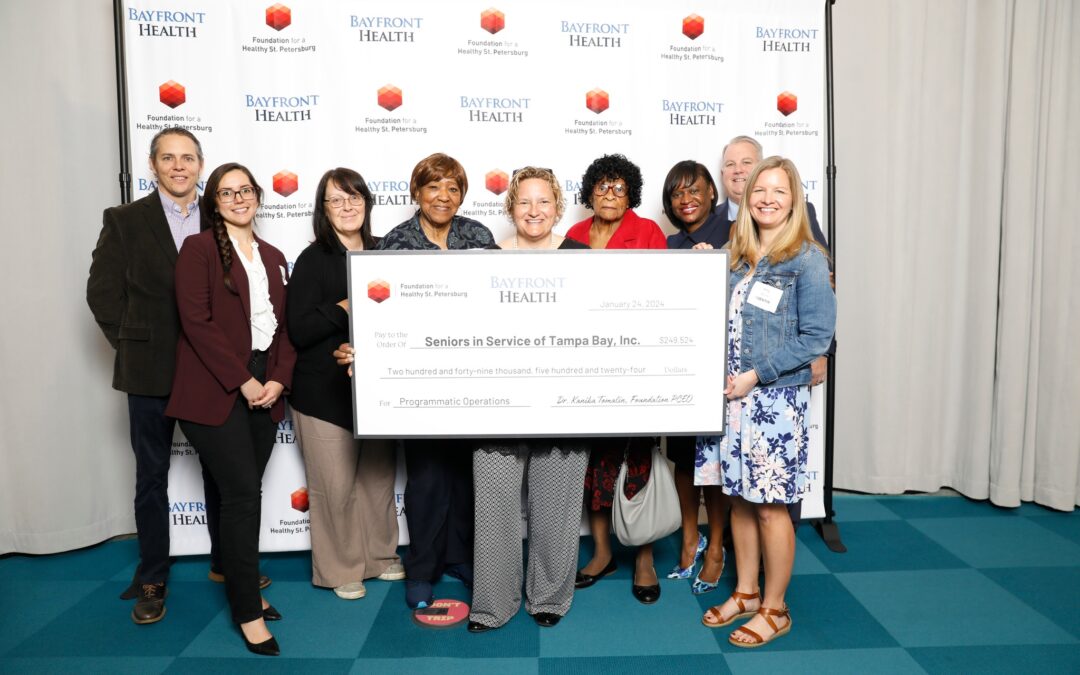 Foundation for a Healthy St. Petersburg and Orlando Health Bayfront Hospital support Children and Seniors’ Mental Well-being