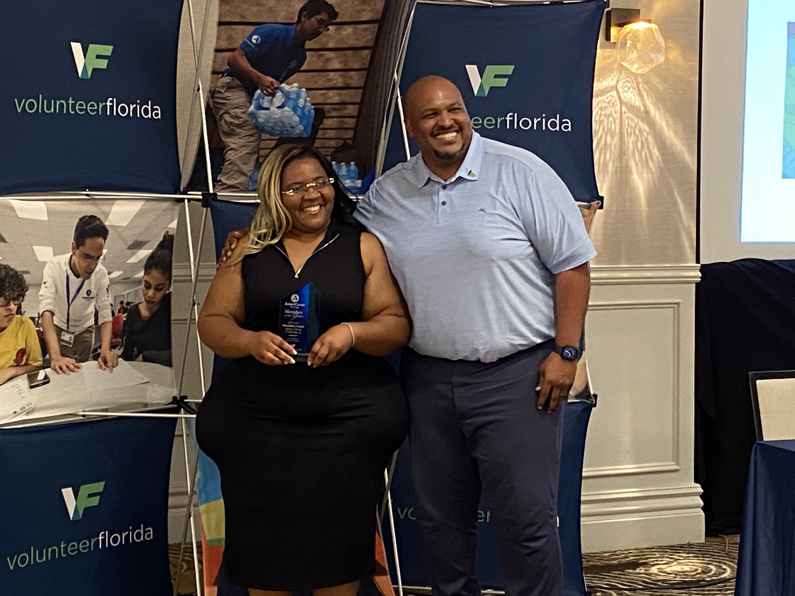 Neonkita Frazier helps Veterans fight homelessness and became Volunteer Florida’s Volunteer of the Year!