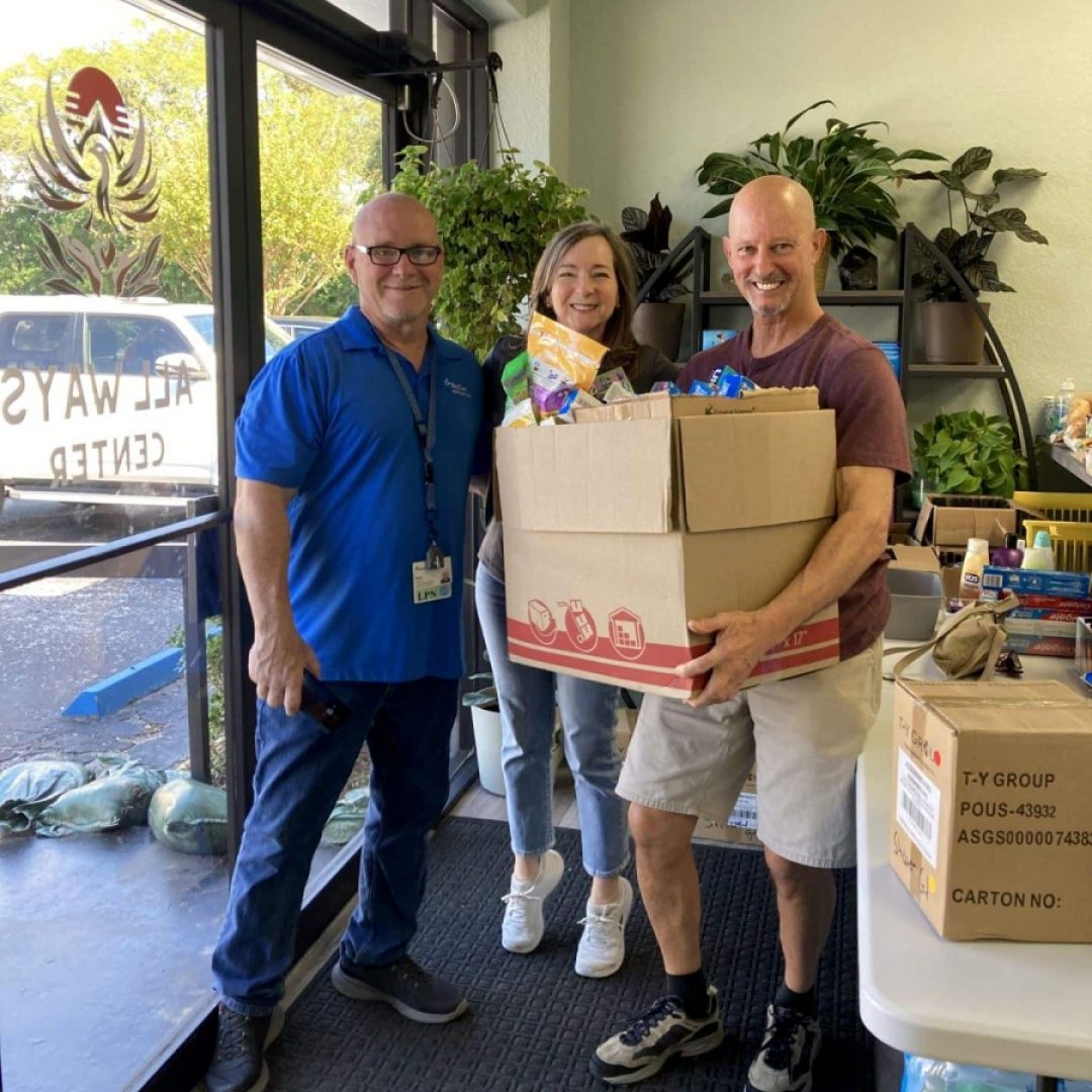 Retired Volunteer Neil Continues Serving His Community Volunteer Neil delivers donated supplies to All Ways Wellness Center after applying his lifelong skills to support local nonprofits.